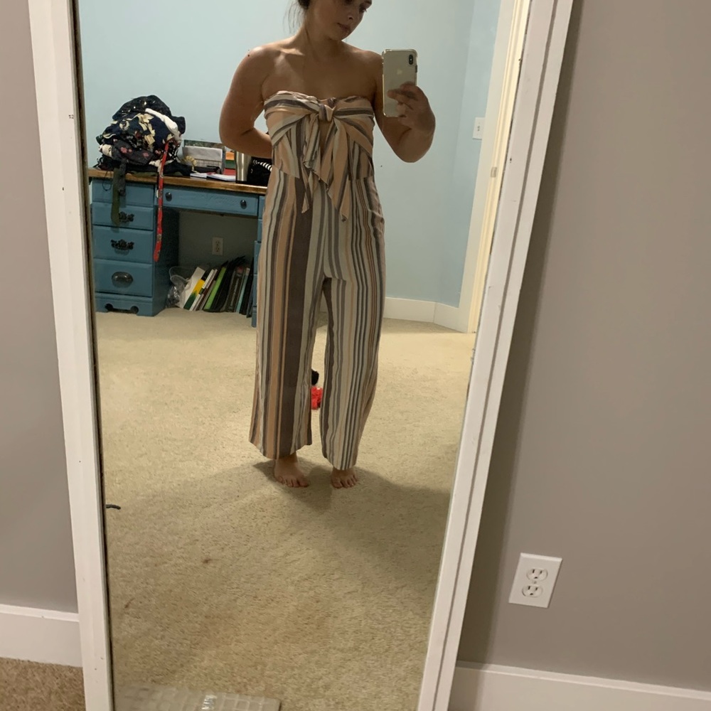 Stripe Jumpsuit
